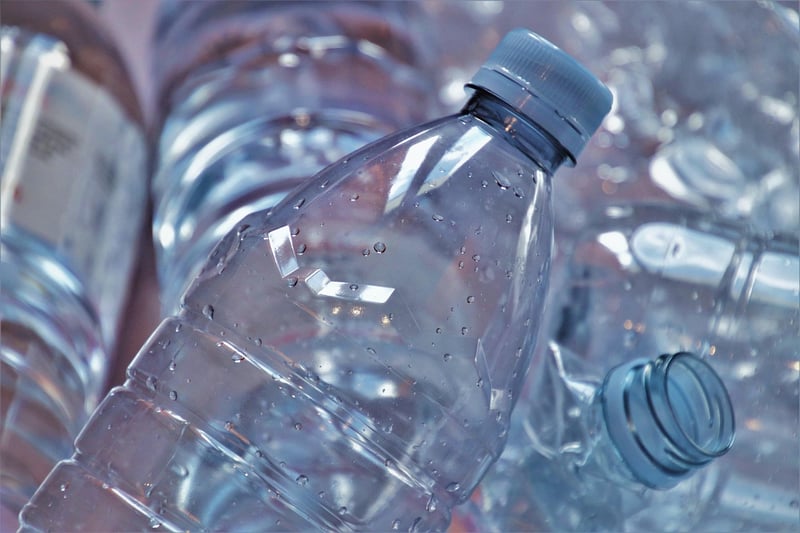 Plastic Bottle Art Installation